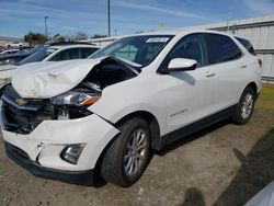 Salvage cars for sale at Sacramento, CA auction: 2021 Chevrolet Equinox LT