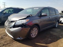Toyota salvage cars for sale: 2016 Toyota Sienna XLE
