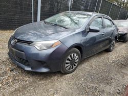 Salvage cars for sale from Copart Waldorf, MD: 2014 Toyota Corolla ECO