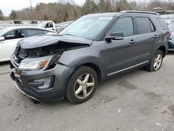 Salvage cars for sale at Assonet, MA auction: 2017 Ford Explorer XLT