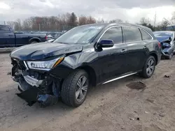 Salvage cars for sale at Chalfont, PA auction: 2017 Acura MDX