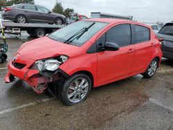 Toyota Yaris salvage cars for sale: 2012 Toyota Yaris