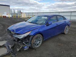 Salvage cars for sale at Airway Heights, WA auction: 2023 Hyundai Elantra Limited