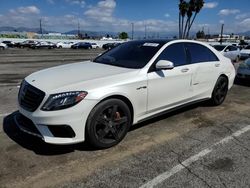 Mercedes-Benz S 63 AMG salvage cars for sale: 2014 Mercedes-Benz S 63 AMG