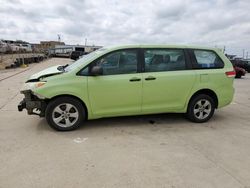 Salvage cars for sale at Grand Prairie, TX auction: 2014 Toyota Sienna