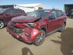 Salvage cars for sale at Brighton, CO auction: 2018 Toyota Rav4 LE