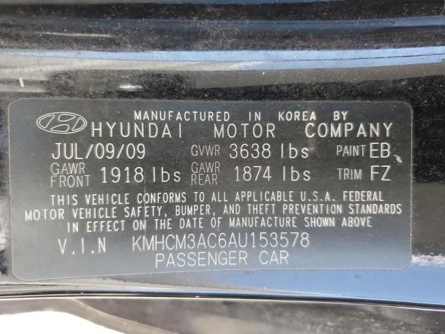 2010 Hyundai Accent Blue