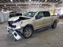 Salvage cars for sale from Copart Woodburn, OR: 2018 Ford F150 Supercrew