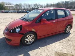 Honda salvage cars for sale: 2008 Honda FIT Sport