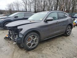 Salvage cars for sale at Candia, NH auction: 2018 Alfa Romeo Stelvio Sport