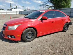 Salvage cars for sale from Copart Mercedes, TX: 2014 Chevrolet Cruze LT