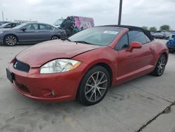 Salvage cars for sale from Copart Grand Prairie, TX: 2011 Mitsubishi Eclipse Spyder GS