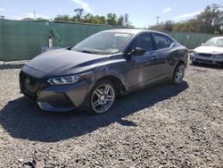 Nissan salvage cars for sale: 2021 Nissan Sentra S