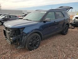 Salvage cars for sale from Copart Phoenix, AZ: 2017 Ford Explorer XLT