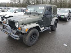 Salvage cars for sale from Copart Glassboro, NJ: 1997 Jeep Wrangler / TJ SE