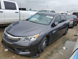 Salvage cars for sale at Grand Prairie, TX auction: 2017 Honda Accord LX