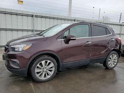 Salvage cars for sale from Copart Littleton, CO: 2017 Buick Encore Preferred