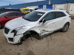 Salvage cars for sale at Woodhaven, MI auction: 2022 Cadillac XT5 Premium Luxury