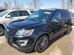 Ford Explorer salvage cars for sale: 2017 Ford Explorer Sport