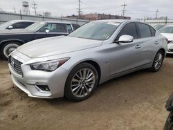 Infiniti Q50 salvage cars for sale: 2019 Infiniti Q50 Luxe