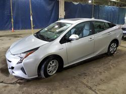 Salvage cars for sale from Copart Woodhaven, MI: 2016 Toyota Prius