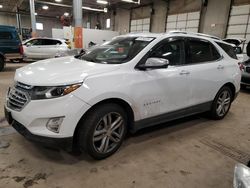 Salvage cars for sale from Copart Blaine, MN: 2018 Chevrolet Equinox Premier