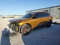 Salvage cars for sale at Kansas City, KS auction: 2022 Acura MDX Type S