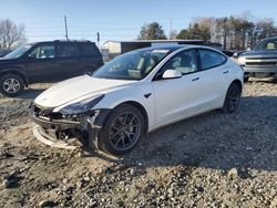 Salvage cars for sale from Copart Mebane, NC: 2021 Tesla Model 3