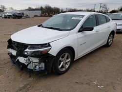 Chevrolet Malibu salvage cars for sale: 2017 Chevrolet Malibu LS