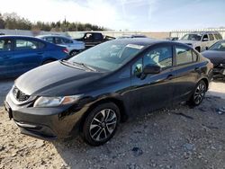 Salvage cars for sale at Franklin, WI auction: 2015 Honda Civic EX