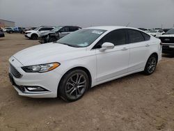Salvage cars for sale at Amarillo, TX auction: 2017 Ford Fusion SE