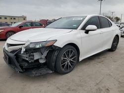 Salvage cars for sale at Wilmer, TX auction: 2021 Toyota Camry SE