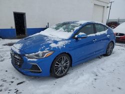 Salvage cars for sale at Farr West, UT auction: 2017 Hyundai Elantra Sport