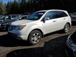 Acura MDX salvage cars for sale: 2007 Acura MDX Technology