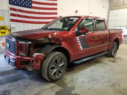 Salvage cars for sale at Candia, NH auction: 2018 Ford F150 Supercrew