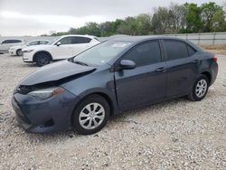 Salvage cars for sale at New Braunfels, TX auction: 2017 Toyota Corolla L