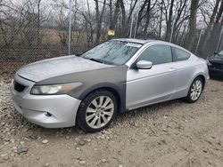 Salvage cars for sale from Copart Cicero, IN: 2008 Honda Accord EXL