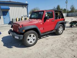 Jeep salvage cars for sale: 2010 Jeep Wrangler Sport