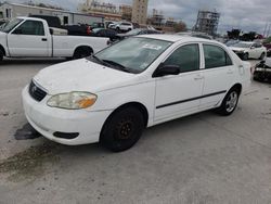 Salvage cars for sale from Copart New Orleans, LA: 2005 Toyota Corolla CE