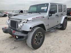 Salvage cars for sale at Houston, TX auction: 2016 Jeep Wrangler Unlimited Rubicon