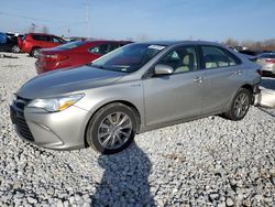 Salvage cars for sale from Copart Wayland, MI: 2017 Toyota Camry Hybrid