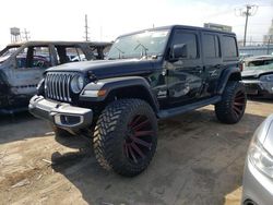 Salvage cars for sale at Chicago Heights, IL auction: 2019 Jeep Wrangler Unlimited Sahara