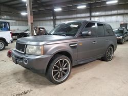 Land Rover salvage cars for sale: 2006 Land Rover Range Rover Sport HSE