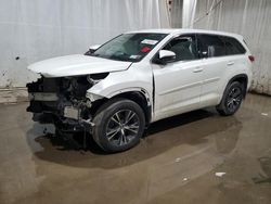 Salvage cars for sale at Central Square, NY auction: 2018 Toyota Highlander LE
