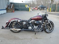 Salvage motorcycles for sale at Duryea, PA auction: 2015 Harley-Davidson Fltrx Road Glide