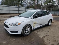 Salvage cars for sale from Copart Austell, GA: 2017 Ford Focus SE