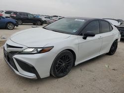 Salvage cars for sale at San Antonio, TX auction: 2021 Toyota Camry XSE