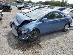 Salvage cars for sale from Copart Riverview, FL: 2010 Honda Civic LX