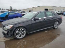Salvage cars for sale from Copart Woodburn, OR: 2014 Mercedes-Benz E 350 4matic