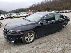 Salvage cars for sale at Hurricane, WV auction: 2018 Chevrolet Malibu LS